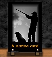 Plaque fun&eacute;raire &agrave; poser