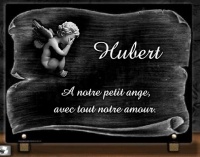 Plaque funeraire &agrave; poser