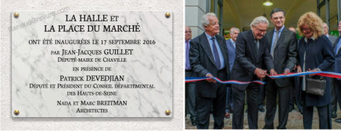 Plaque inauguration Patrick Devedjian