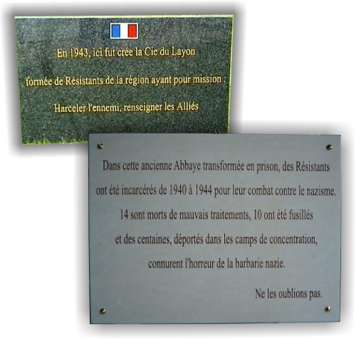 plaques de comm�moration , plaques comm�moratives