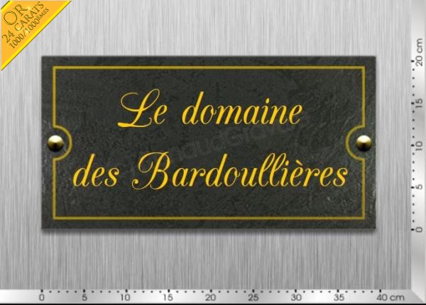 plaques de maison