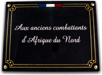 Plaque professionnelle en ardoise en verre