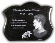 Plaque professionnelle en ardoise en verre