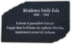 Plaque signalétique extérieur