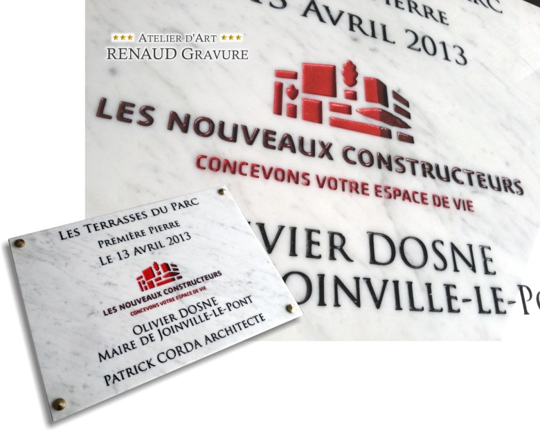 Plaque pour professionnel