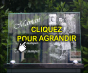 Plaque professionnelle en ardoise en verre