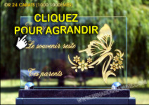 Plaque professionnelle en ardoise en verre