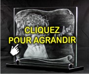 Plaque professionnelle en ardoise en verre