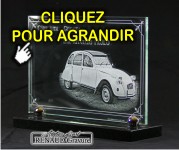 Plaque professionnelle en ardoise en verre