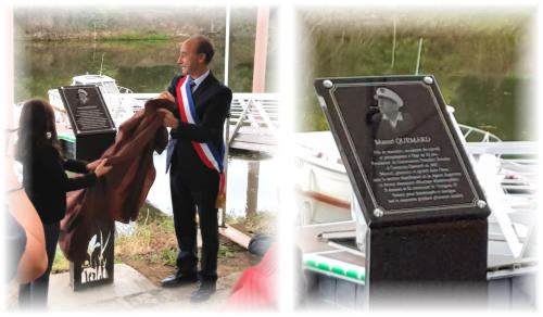 Plaque inauguration Cantenay Epinard et RENAUD Gravure