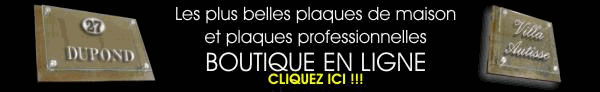 Notre Boutique de signaletique haut de gamme