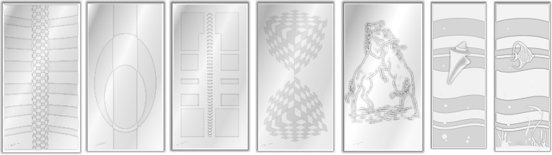 Sablage sur verre en double vitrage - gravure sur verre