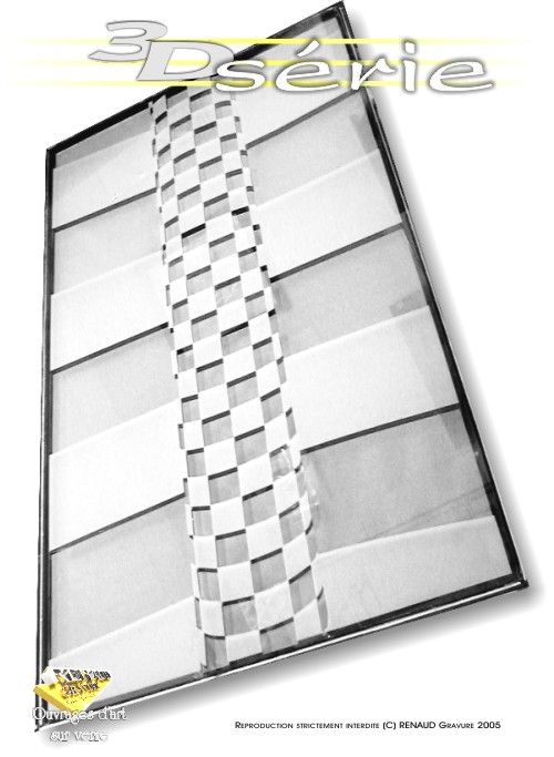 Sablage sur verre en double vitrage - gravure sur verre