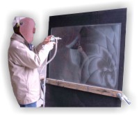 gravure sur verre