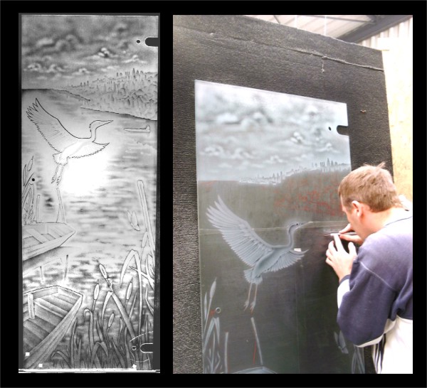 gravure sur verre