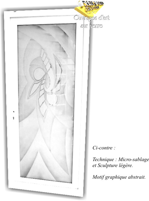 gravure sur verre