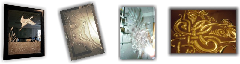 Tableaux en verre - sculpture sur verre - sculpture sur verre