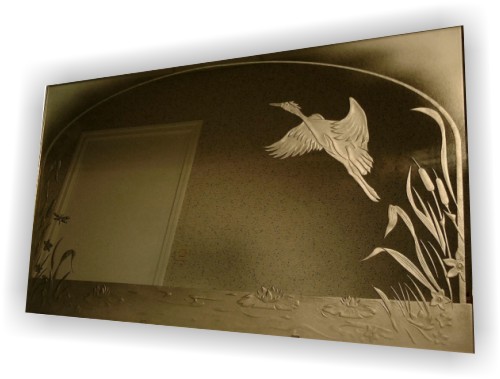 Tableaux en verre - sculpture sur verre - sculpture sur verre