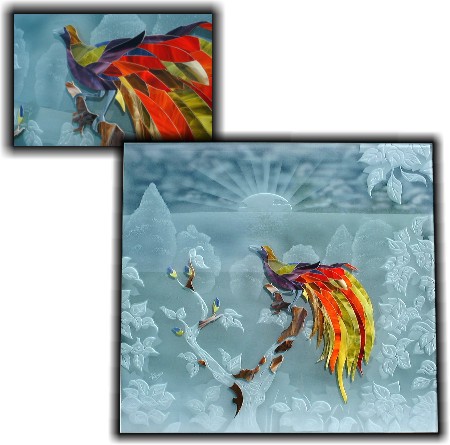 verrelight, vitrail et gravure sur verre