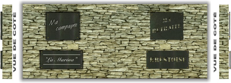 Plaques de maisons et plaques professionnelles plaques de maisons en ardoise, plaques de maisons en verre, plaques de maisons en pierre.