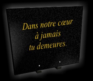 Choisissez un style de lettrage pour plaques fun&eacute;raires