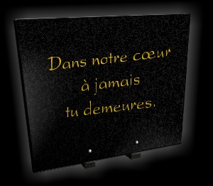 Choisissez un style de lettrage pour plaques fun&eacute;raires