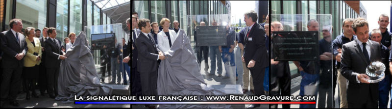 Pr&eacute;sident nicolas  Sarkozy, Michelle Alliot Maris et Fran&ccedil;ois Bayrou