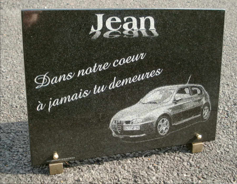 plaques fun�raires