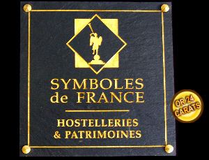 PLaque en ardoise, signal&eacute;tique , plaque de maison et plaques de comm&eacute;moration ou inauguration.