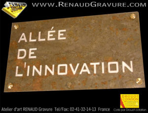 plaque de rue