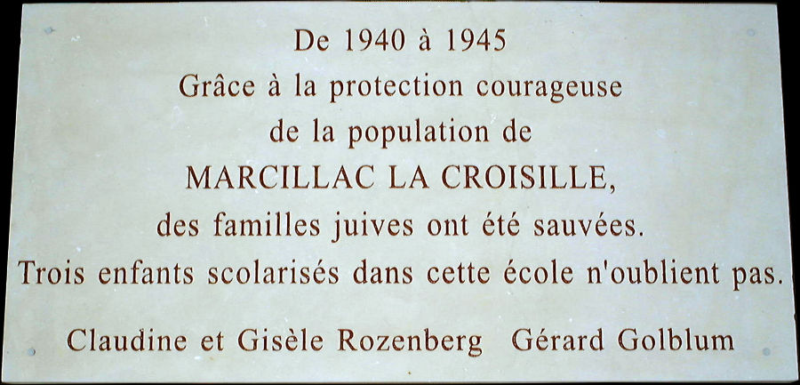 plaque commemorative