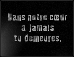 Choisissez un style de lettrage pour  plaque funeraire