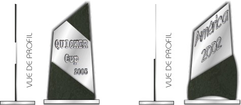 Trophées en ardoise - trophées en verre - trophées en pierre