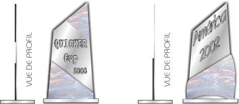 Trophées en ardoise - trophées en verre - trophées en pierre