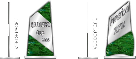 Trophées en ardoise - trophées en verre - trophées en pierre
