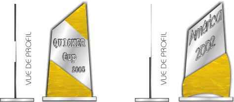 Trophées en ardoise - trophées en verre - trophées en pierre