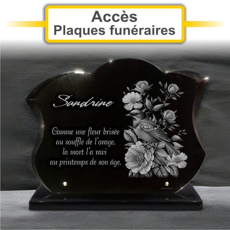 Plaques funéraires personnalisées FUNÉO SAUMUR à 49400 Saumur