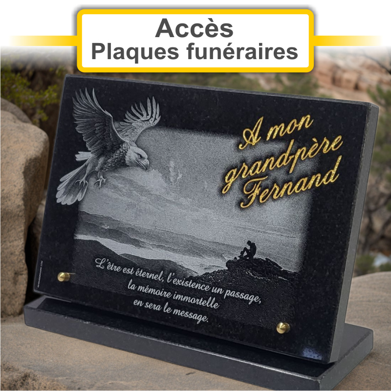 Plaques funéraires personnalisées PF MARTIN à 33500 LIBOURNE