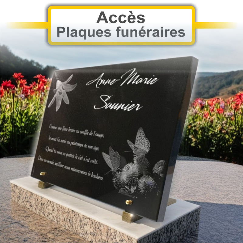 Plaques funéraires personnalisées Yoan PAREL à 77550 Moissy-cramayel