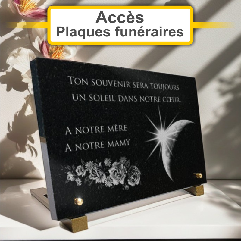 Plaques funéraires personnalisées Pompes funèbres Hommage à 16000 Angoulême