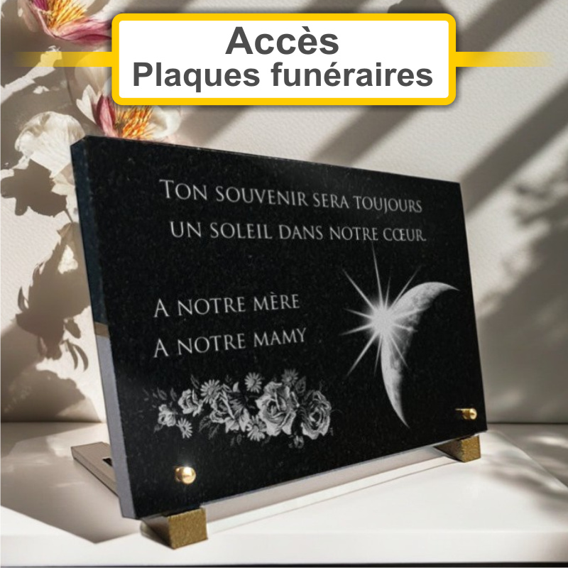 Plaques funéraires personnalisées Pompes funèbres Goliot à 49124 Saint Barthélemy d Anjou