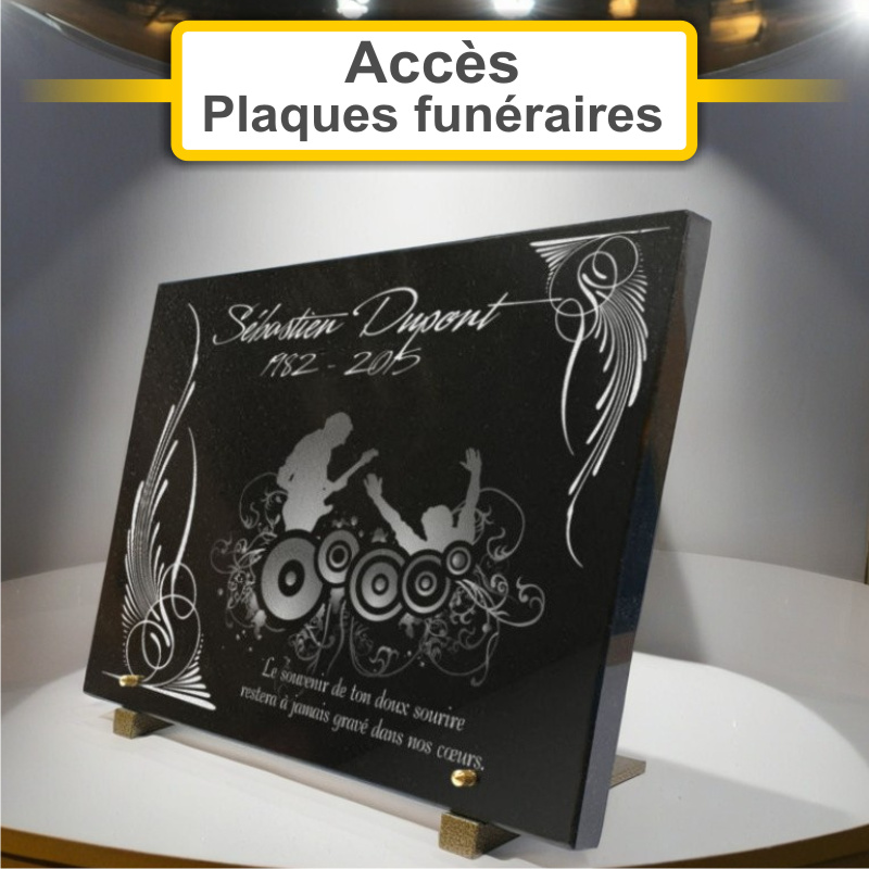 Plaques funéraires personnalisées P.F. Guez à 49630 Mazé-Milon