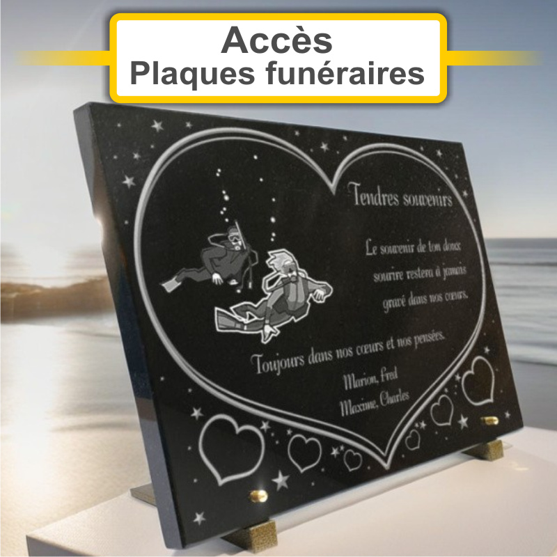 Plaques funéraires personnalisées REGIO FUNERAIRES à 68870 BARTENHEIM