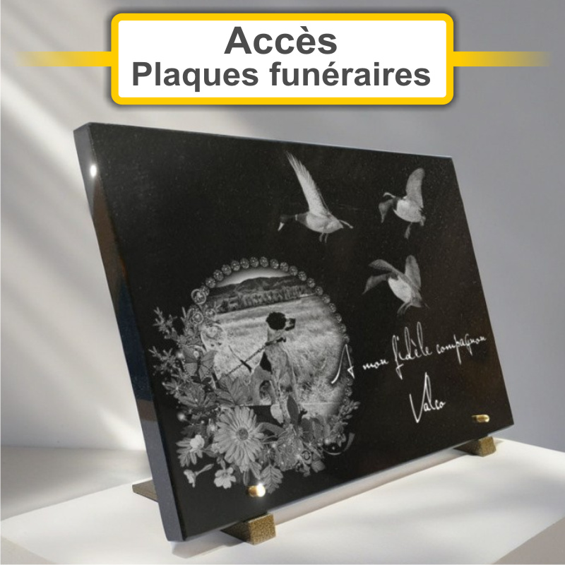 Plaques funéraires personnalisées Centre Funéraire Marchetti à 02400 CHATEAU THIERRY