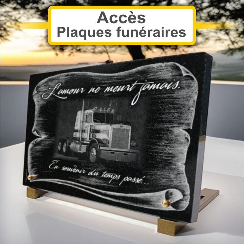 Plaques funéraires personnalisées Service mortuaire Baralbin à 10200 Bar sur Aube