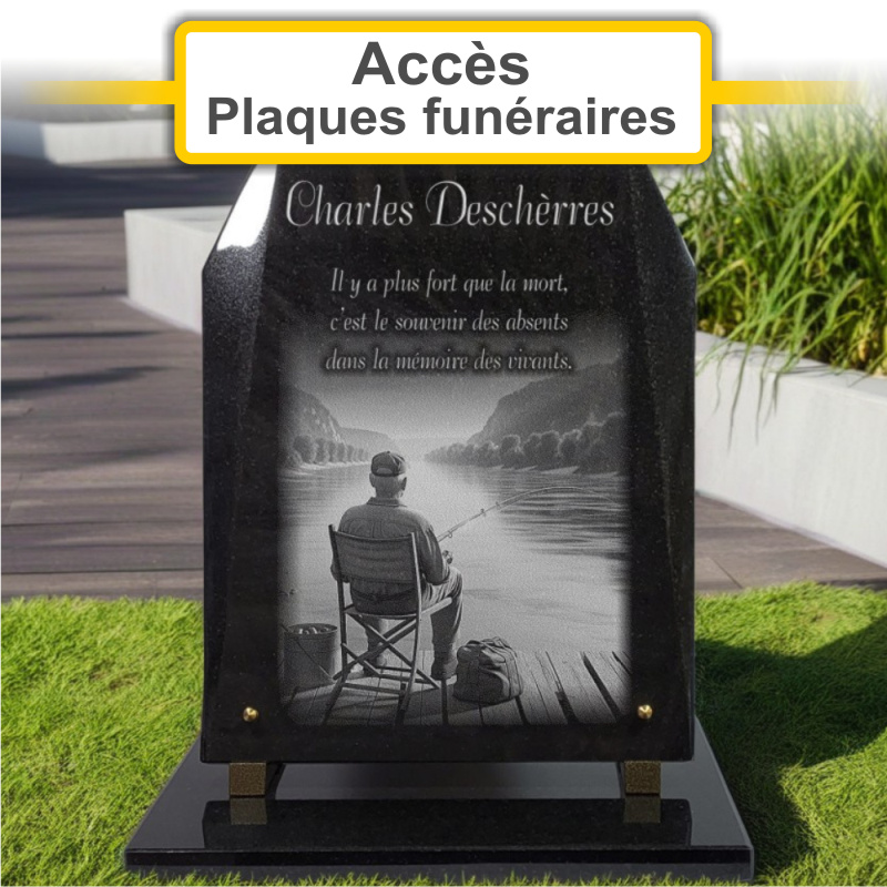 Plaques funéraires personnalisées PF MASSEY-ROGEMONT à 84470 Châteauneuf de Gadagne